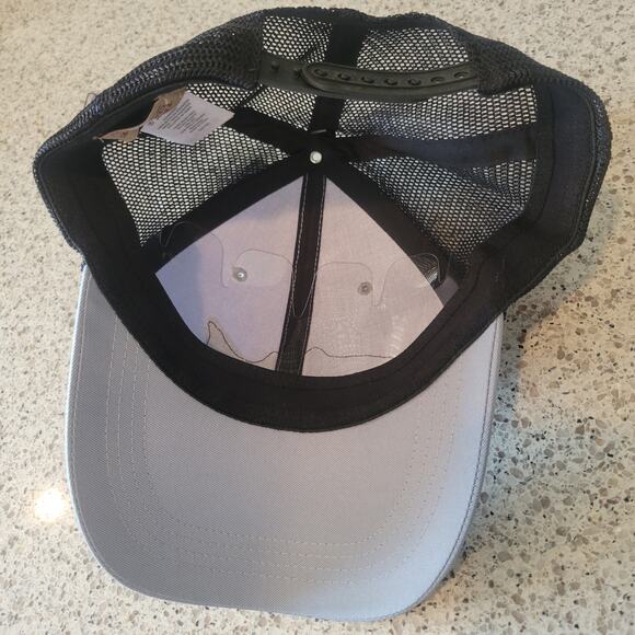 Telluride Clothing Co Snapback Hat Cap Mesh Blue Colorful Fish Forest Logo Patch - Picture 5 of 10